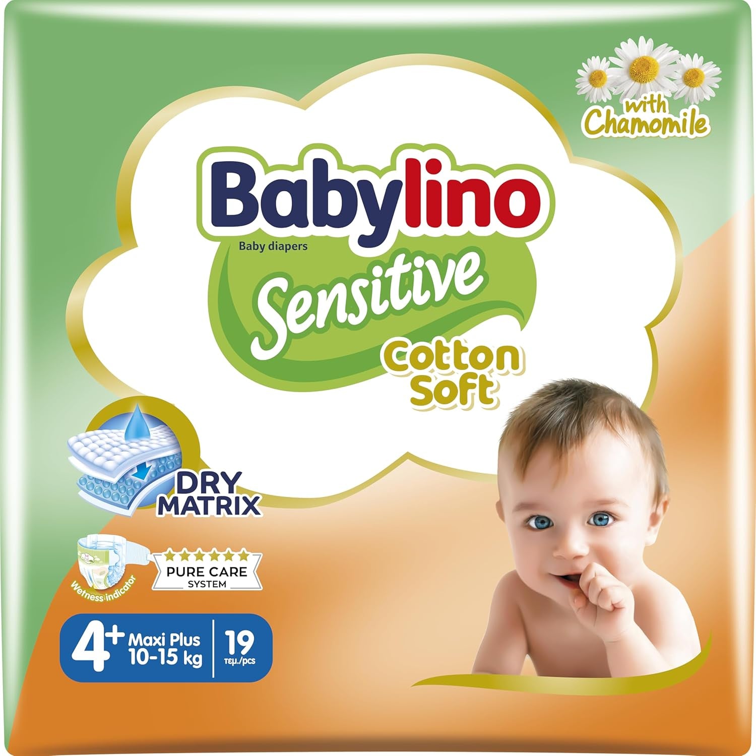 Windeln für empfindliche Babys, Größe 6, extra groß (13-18 kg), 114 Windeln