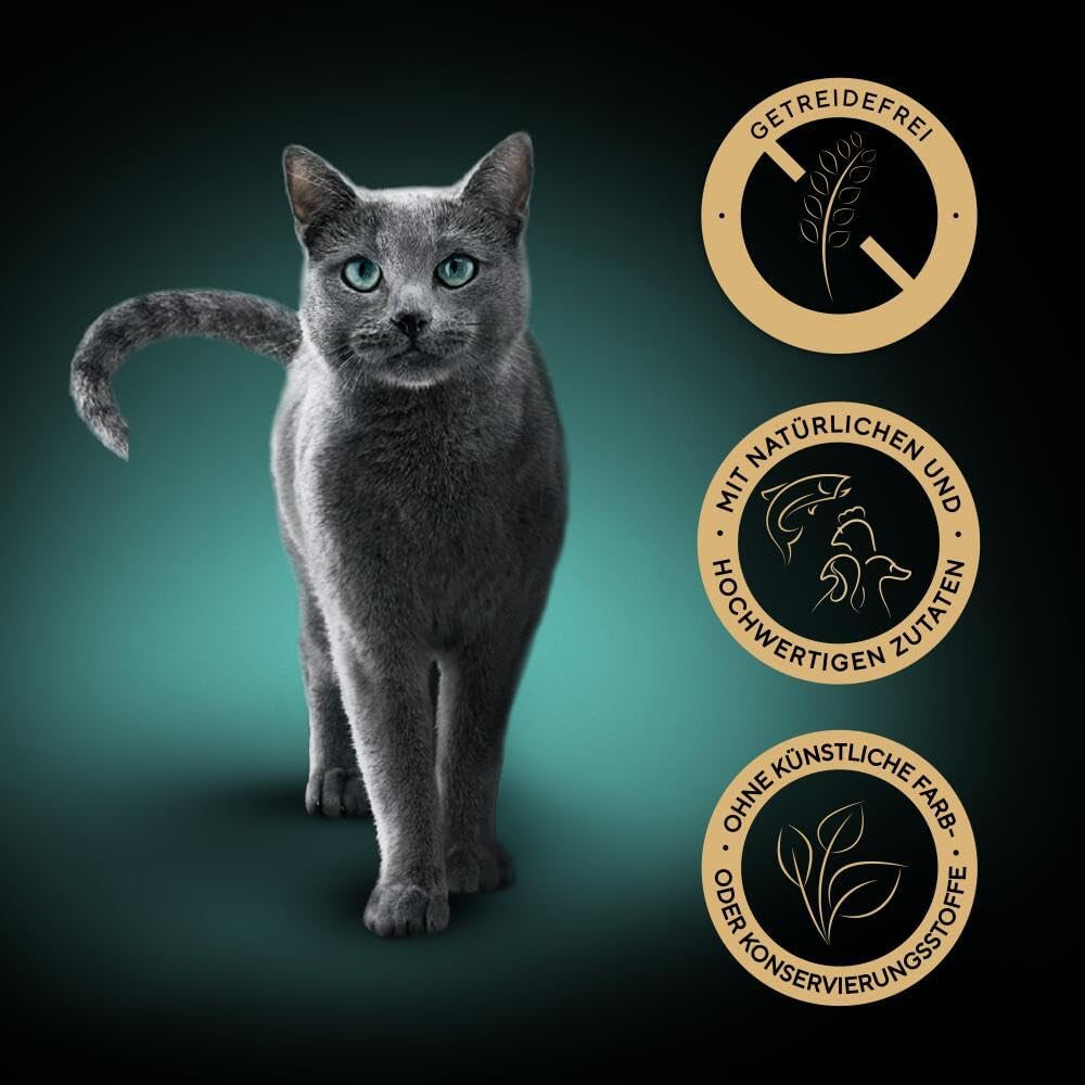 SHEBA Nature's Collection in Gravy – Hochwertiges Nassfutter für Katzen, feine Sorte (MSC) in Portionsbeuteln – 72 x 85 g