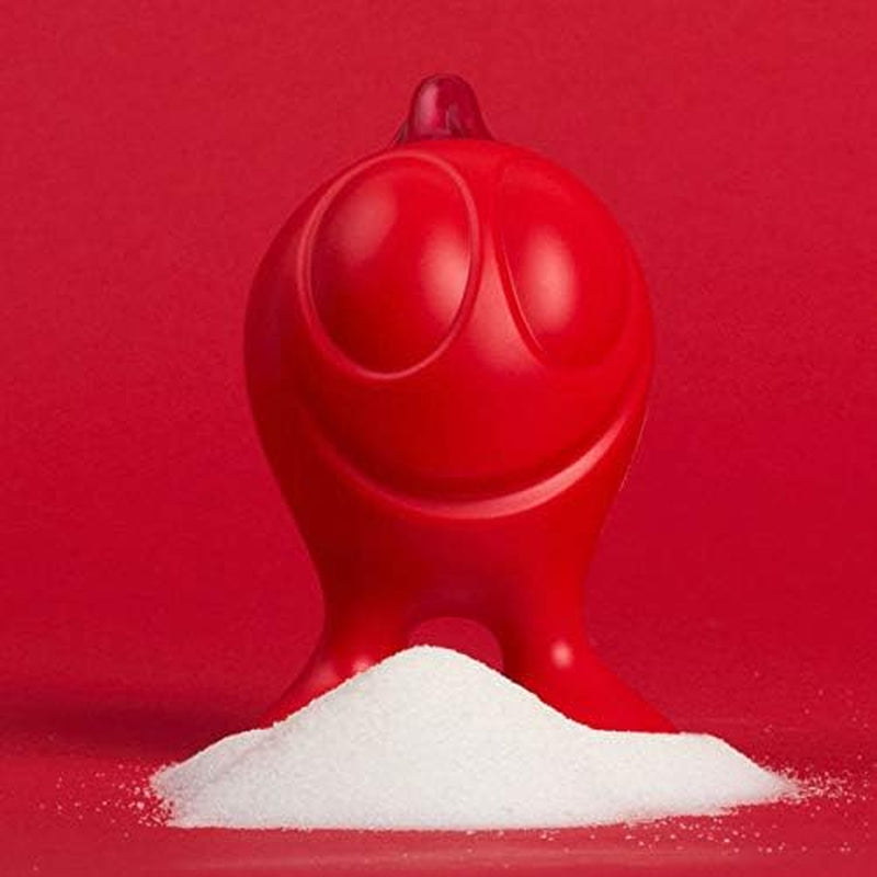 Alessi Zuckerspender „GINO ZUCCHINO“ aus thermoplastischem Harz, rot