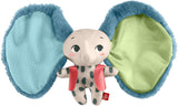 Fisher-Price Giant Ear Elephant – Entzückendes weiches Plüschtier mit extra großen Ohren, hergestellt aus 90 % recyceltem Kunststoff und FSC-zertifizierter Verpackung, für Babys ab 3 Monaten, HKD63 Bebe Naty Shop Elefant Toys