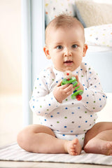 HABA 1068 – Greifling Flapsi, fröhliches Spielzeug für Babys und Kleinkinder, aus Holz ab 6 Monaten, Motorikspielzeug mit Rasselgeräusch Babyspielzeug Naty Shop
