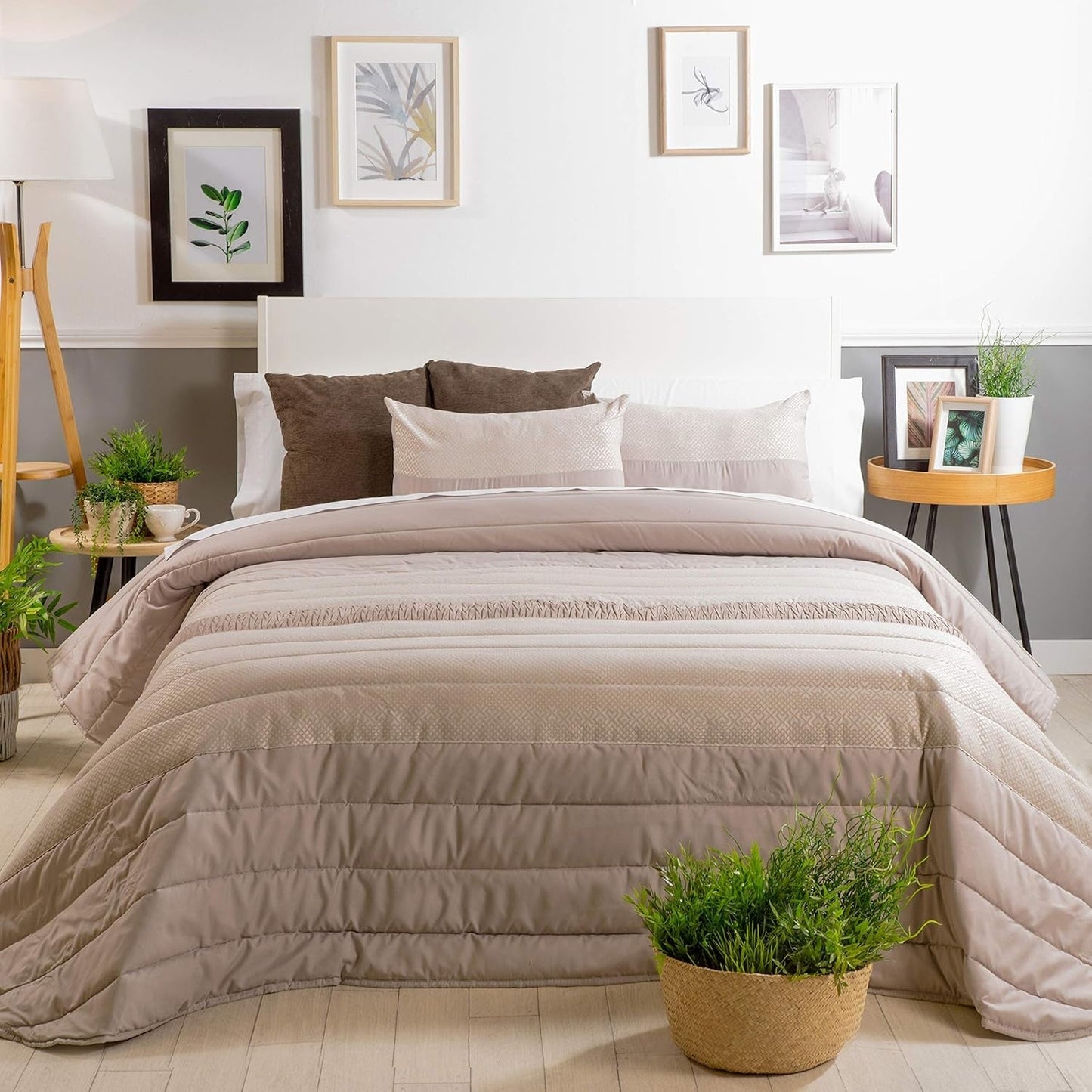 Tröster Spring 3, creme, für 135 cm breite Betten Steppdecken und Steppdecken Naty Shop Cremefarbenes 135 cm breites Bett