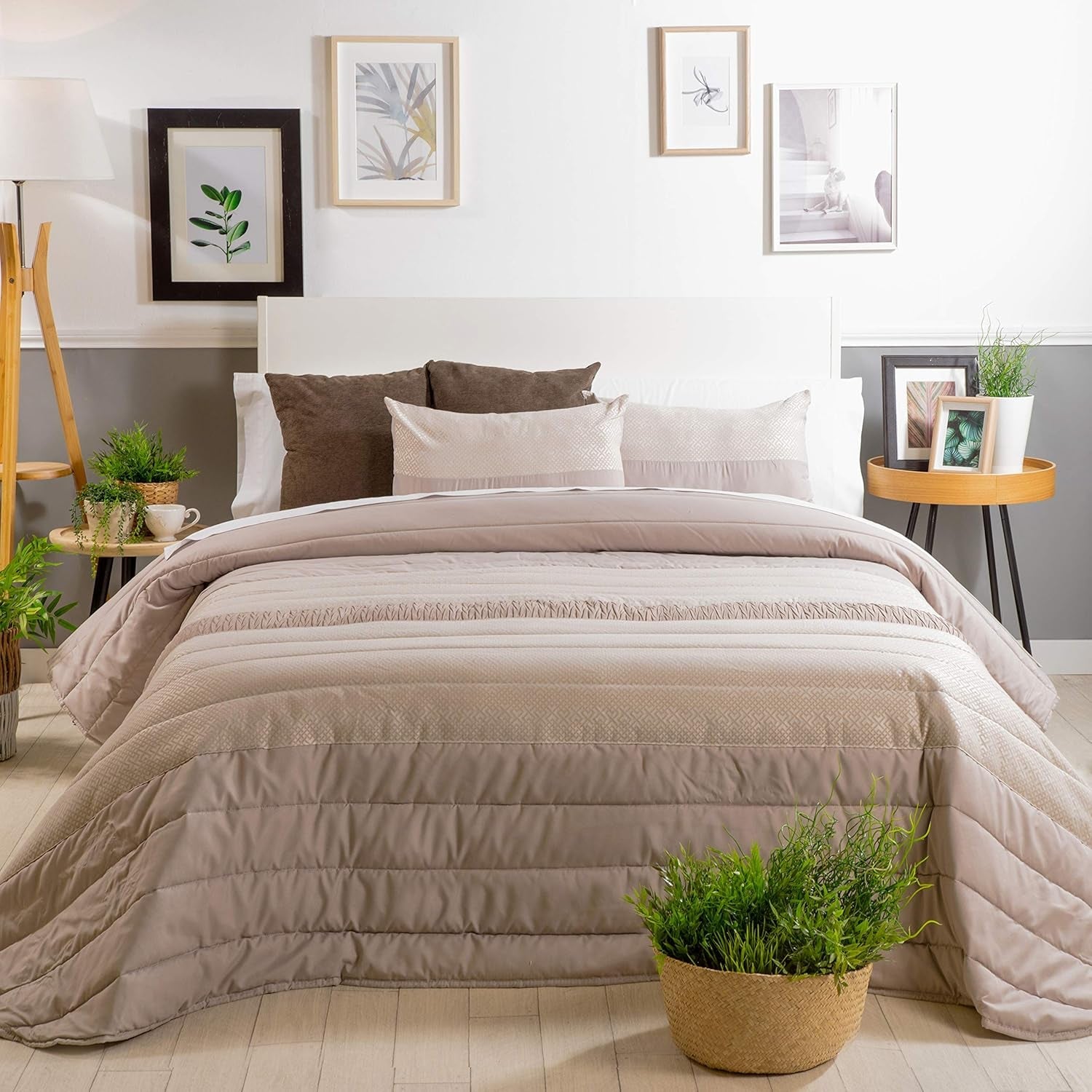 Tröster Spring 3, creme, für 135 cm breite Betten Steppdecken und Steppdecken Naty Shop Cremefarbenes 135 cm breites Bett