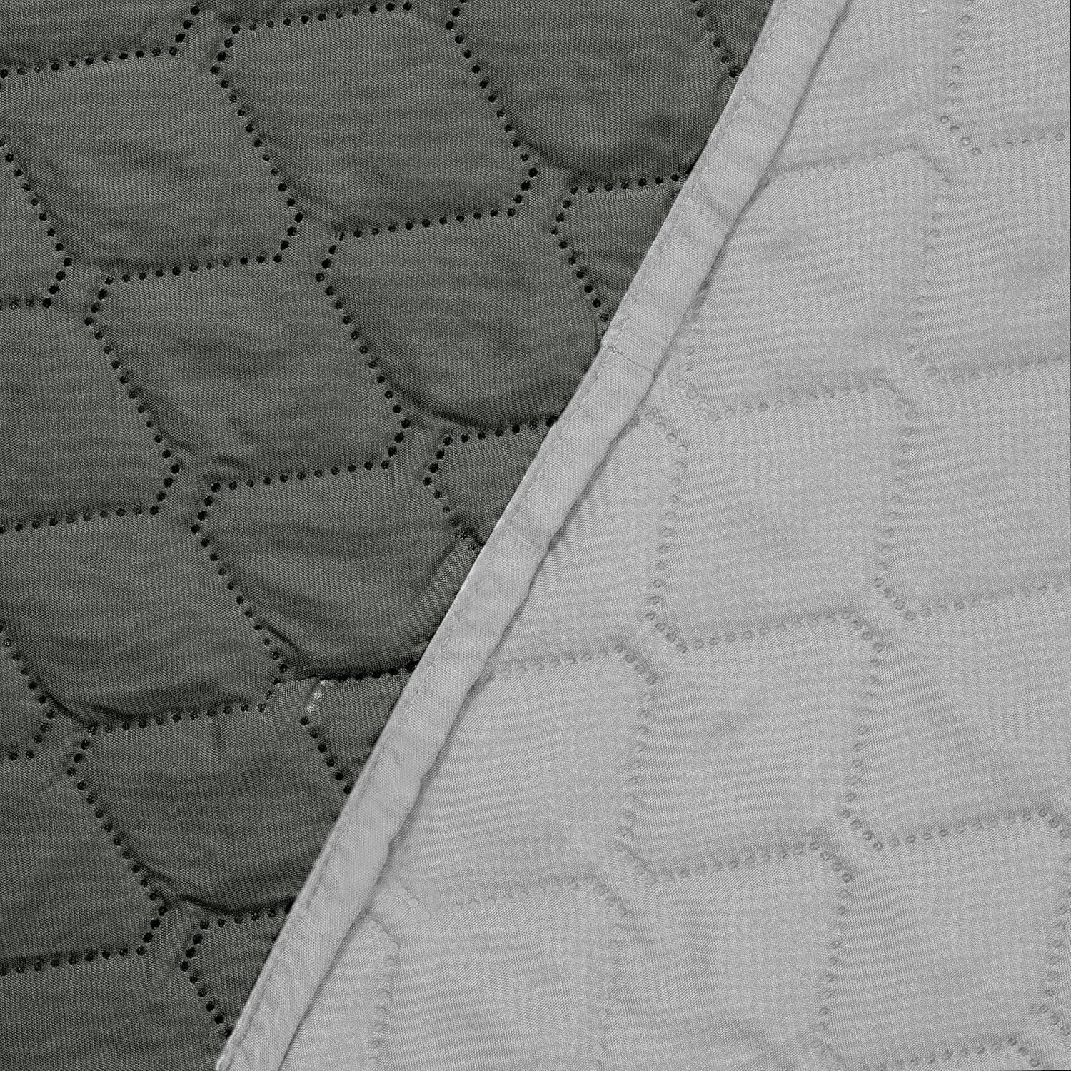 Decoking Tagesdecke 200 x 220 cm Graphit Anthrazit Silbergrau Zweiseitige Tagesdecke pflegeleicht Axel Beds and Blankets Besuchen Sie den DecoKing-Store