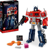 LEGO 10302 Icons Optimus Prime Set, 2-in-1-Roboterfigur und LKW-Modell, Transformers-Spielzeugmodellbausatz für Erwachsene, Geburtstags- oder Weihnachtsgeschenk für Männer, Frauen, Sie und Ihn. Bausets Besuchen Sie den LEGO-Store Einzelbett