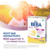 BEBA Expert HA 2 Folgemilch nach 6 Monaten, Babynahrung mit hydrolysiertem Protein, nur Laktose, palmölfrei, 6er Pack (6 x 550 g) Naty Shop