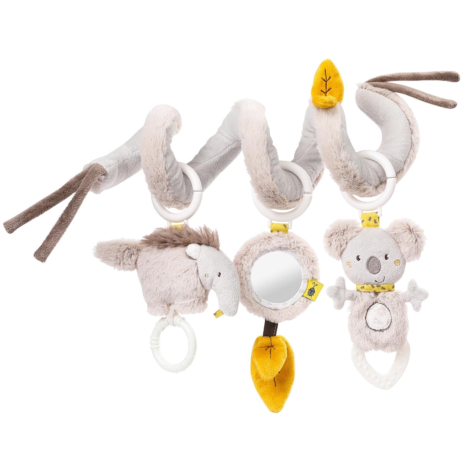 Fehn Activity Spiral Sleeping Forest – Schiebe- und Haltespielzeug für Kinderwagen – Babyspielzeug für Bett, Laufstall, Kinderwagen und Autositz – Motorikspielzeug für Babys und Kleinkinder ab 0+ Monaten Babyspielzeug Naty Shop Australien