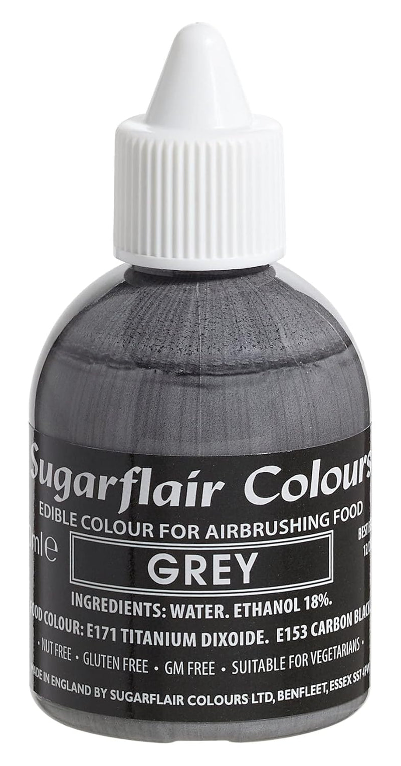 Tiefrote Lebensmittelfarbe von Sugarflair – essbare flüssige Lebensmittelfarbe, Airbrush-Farbe für Kuchen, Muffins, Zuckerguss und Kuchendekorationen – 60 ml