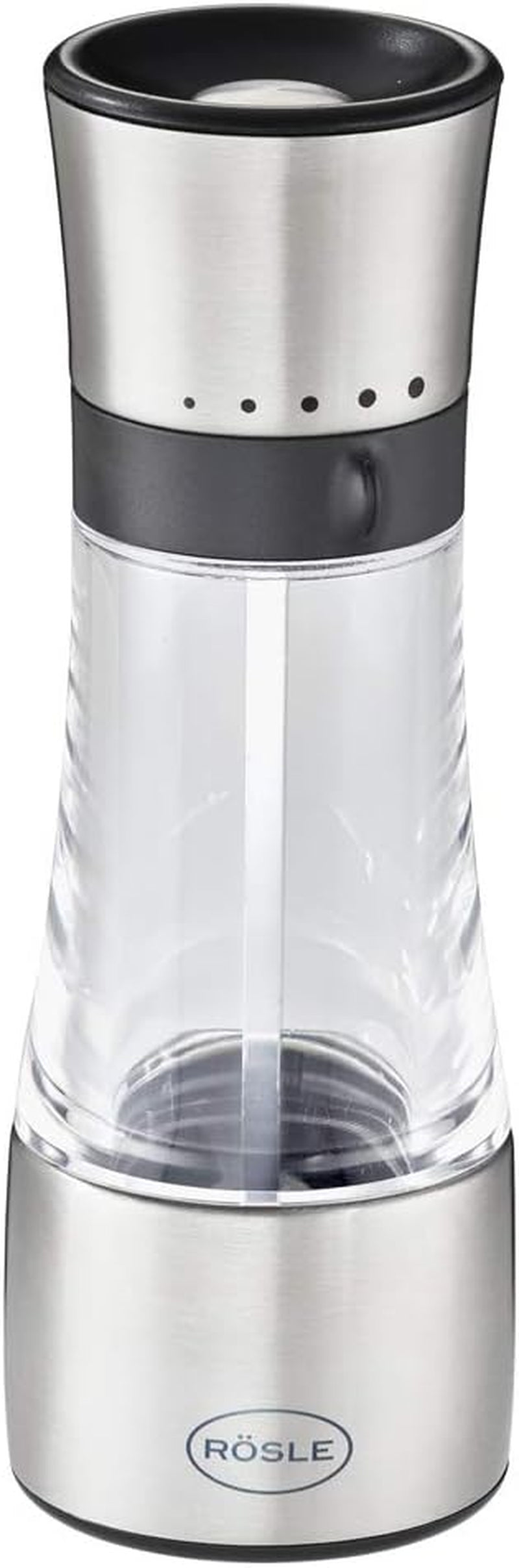 RÖSLE Muskatmühle, Edelstahl 18/10 Schäler Naty Shop Gewürzmühle