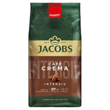 Jacobs Café Crema Gold Kaffeebohnen 1Kg – Vollmundig, Aromatisch, Fruchtige Noten, Arabica & Robusta Bohnen, Intensität 5/10, Ideal Für Café Crema Naty Shop Café Crema Intensiv 1 Kg