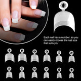 600 Stück ovale kurze künstliche Nägel, 12 Größen, halbe Abdeckung, Acryl, künstliche Nagelspitzen, künstliche Nägel für Maniküre, Frauen, Salon, DIY (natürlich)