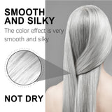 Graues Haarfärbemittel, silbergraues Haarfärbemittel, temporäres Haarwachs, Unisex – Grauabdeckung, pflegend, Creme, Wachs, 1 Milliliter, 1 Stück. Haarfärbemittel Naty Shop