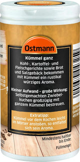 Ostmann - Ganzer Kreuzkümmel, 35 Gramm Condimente Naty Shop