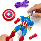 Mixmashers Marvel Captain America Avengers Mix-and-Match-Actionfiguren und Zubehör Actionfiguren Naty Shop