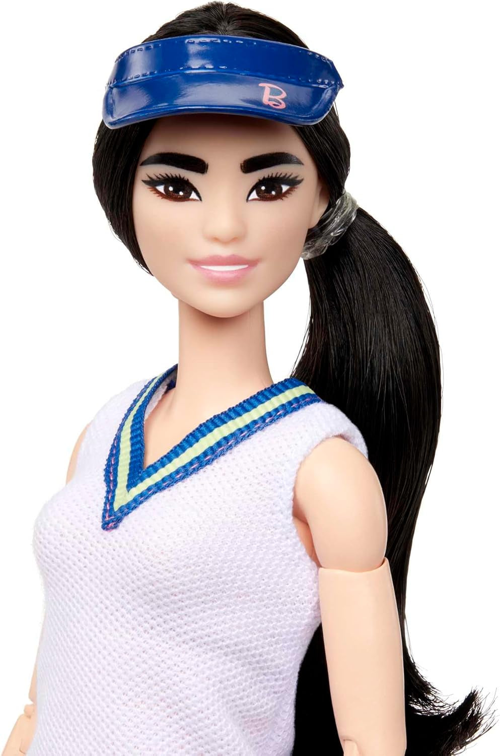 Barbie Made to Move – Tennisspielerin mit Schläger und Ball – Puppe mit 22 Gelenken für realistischen Spielspaß für Tennisfans und Kinder ab 3 Jahren, HKT73 Naty Shop Dolls