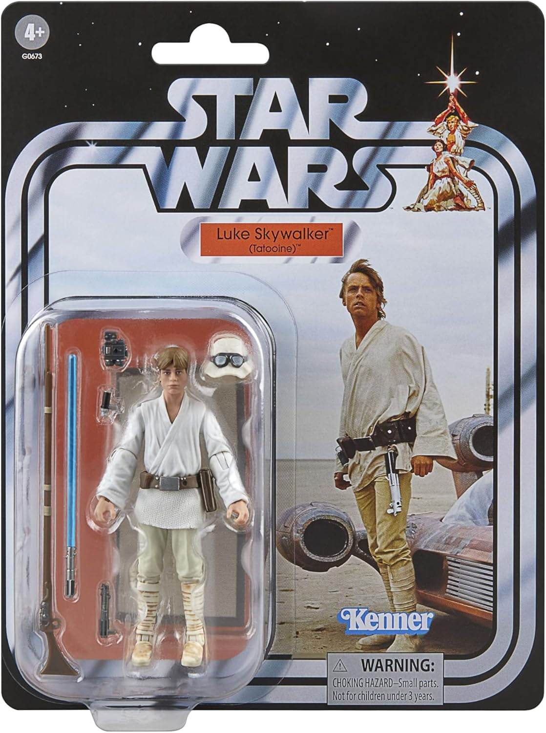 Star Wars Vintage Collection Landspeeder & Luke Skywalker, Star Wars: A New Hope Actionfigur und Fahrzeug, 9,5 cm Actionfiguren Naty Shop