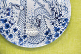 Excelsa Zen Geschirrset, 18-teilig, Keramik, Weiß und Blau