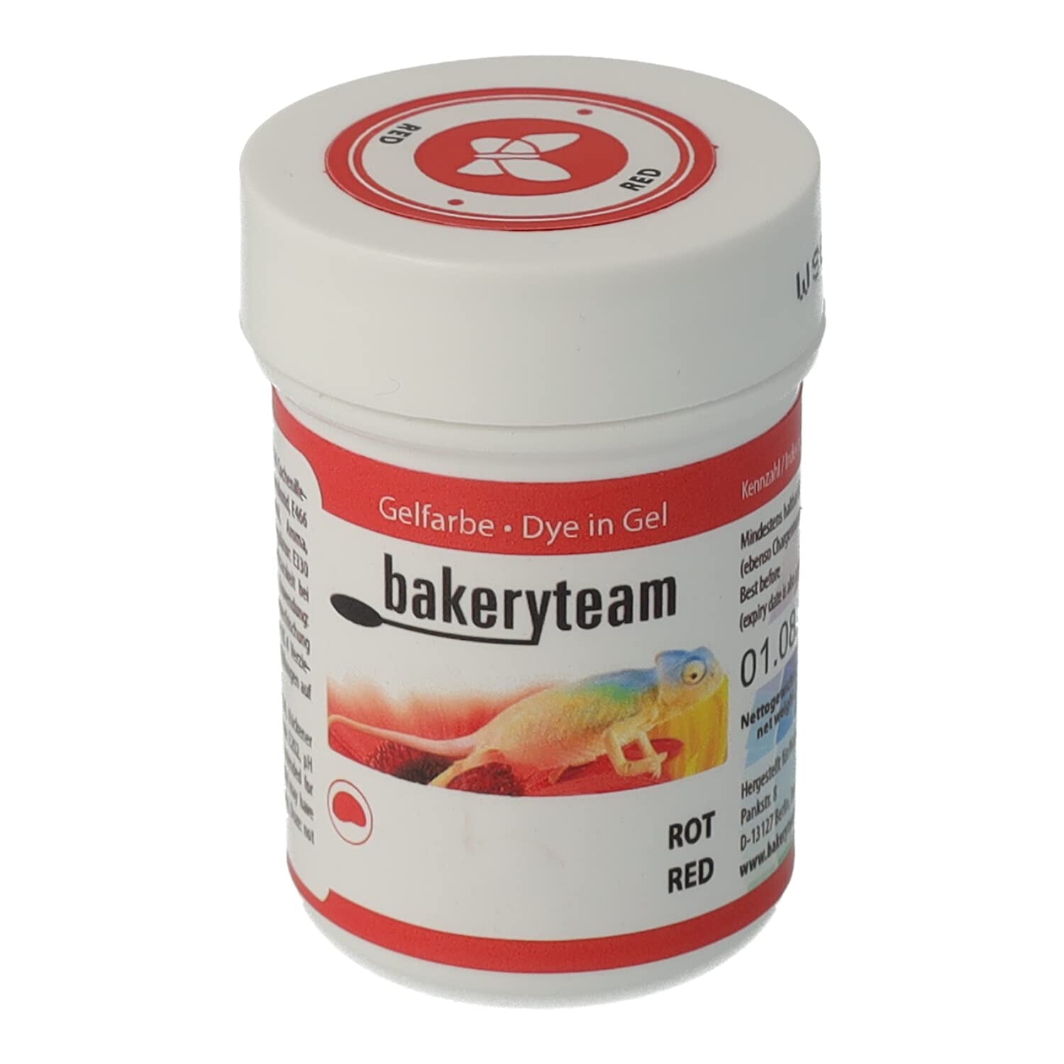 Bakeryteam Lebensmittelfarbgel zum Zuckerguss, hellgelb, 35 g