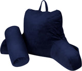 Ergonomisches Lesekissen INFANZIA mit Armlehnen, Rückenstütze, Marineblau