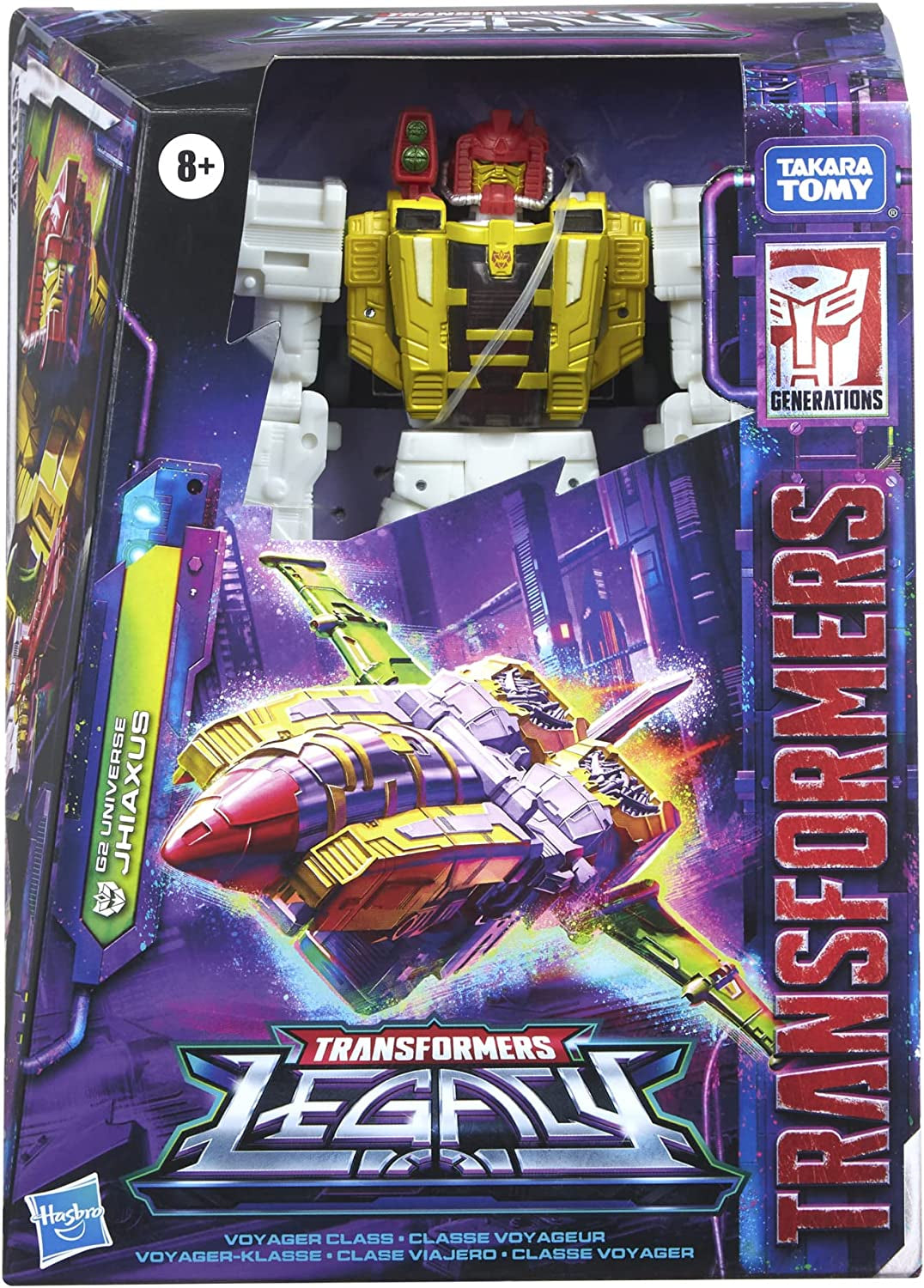 Transformers Generations Legacy Toy 17,5 cm große Voyager G2 Universe Jhiaxus Actionfigur für Kinder über 8 Jahre Actionfiguren Naty Shop