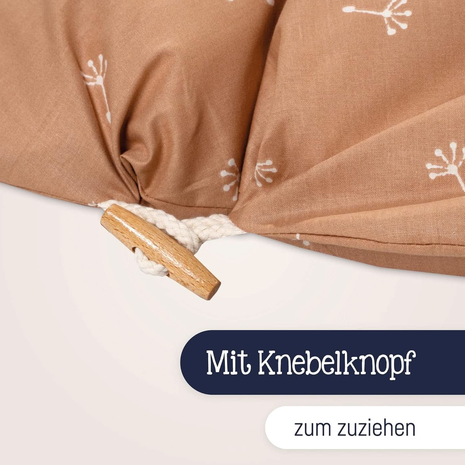 Julius Zöllner Bio-Stillkissen 190 cm, Füllung 42 Liter Eps-Mikrokügelchen, hergestellt in Deutschland Zubehör Essen und Stillen Bebe Naty Shop