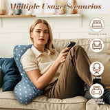 Lesekissen, Rückenkissen mit Armlehnen, Rückenlehne im Bett oder Sofa, Bettruhekissen zum Lesen, Arbeiten und Spielen