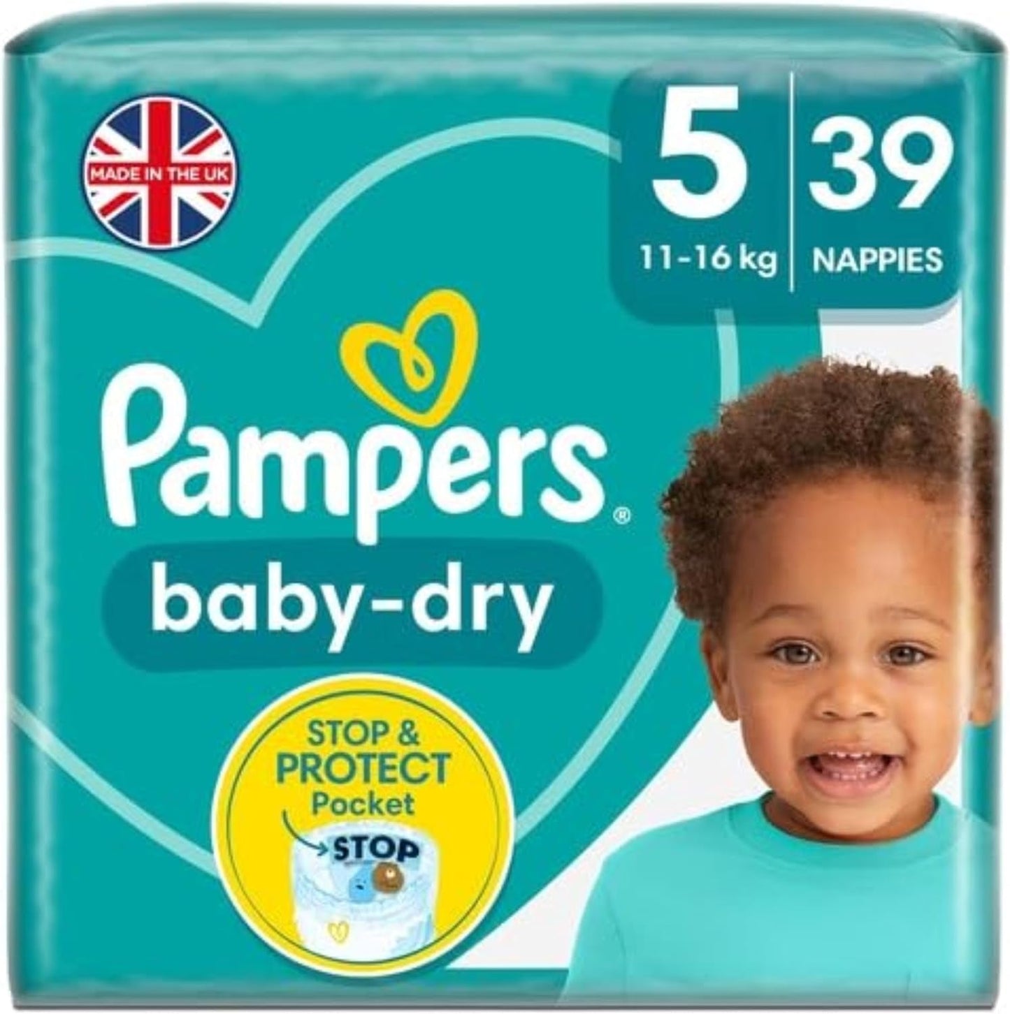 Windeln Pampers 81657566 Baby-Dry Pants, weiß