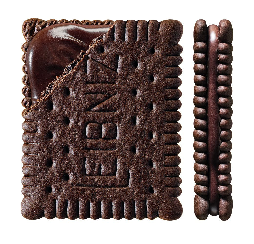 Knusprige Kekse mit Kakao und dunkler Schokoladencreme, 14er-Pack, zur Aufbewahrung oder zum Verkauf (14 x 190 g)