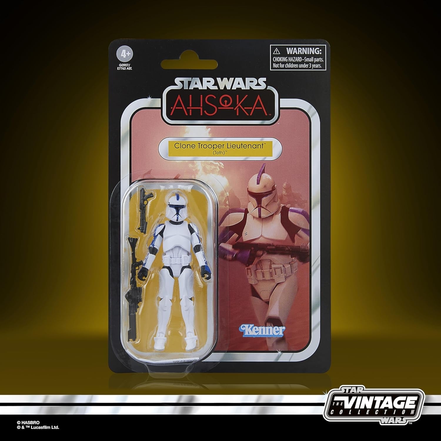 Star Wars the Vintage Collection Clone Trooper Lieutenant (Teth), Star Wars: Ahsoka Actionfigur, 9,5 cm Actionfiguren Naty Shop