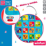 winfun ColorBaby 44256 Lerntablett mit Licht und Sound, Babyspielzeug, Naty Shop