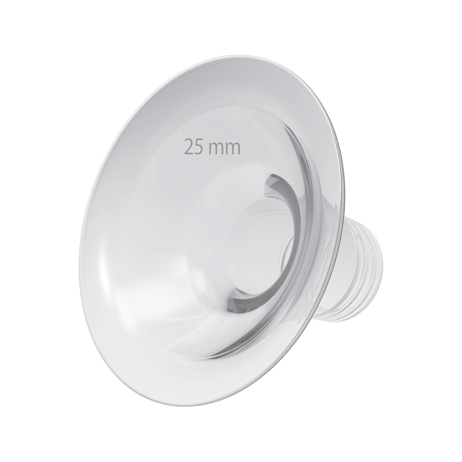 Manuelle Milchpumpe mit Softshape-Schutz aus 100 % Silikon (B, 25-mm-Flansch) und Anti-Kolik-Optionen + 150-ml-Weithalsflasche mit langsam fließendem Sauger der Stufe 1 Zubehör Essen und Stillen Bebe Naty Shop