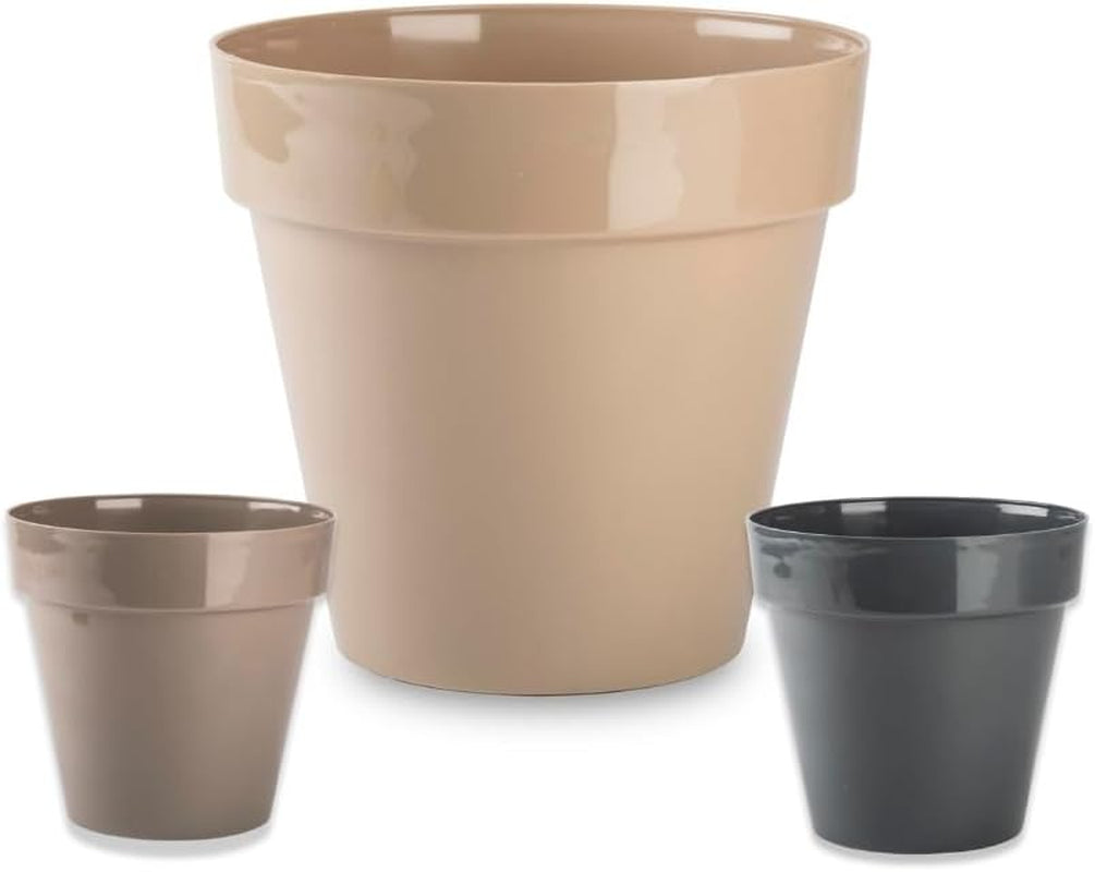 Kleiner Kunststofftopf – Durchmesser 12 cm, leicht und langlebig, ideal für Setzlinge, Stecklinge und Zimmerpflanzen – zufällige Farbe, Aléatoire