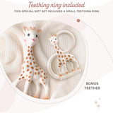 Sophie die Giraffe – Baby-Geschenkbox + Beißring – 100 % Naturkautschuk – Baby-Aktivitätsset – Spielzeug für frühes Lernen