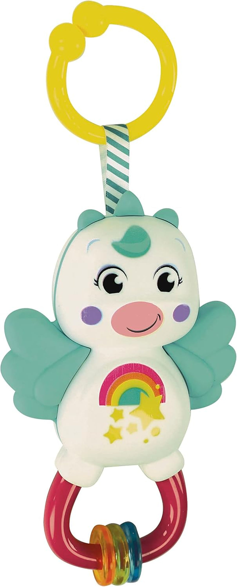 Clementoni 17778 – Rassel „Kleines Einhorn“ – Sonaglio Neonato Con Massaggiagengive, Giocattolo Bambini 3 Mesi, Rafforza Le Capacità Motorie E Sensoriali – Made in Italy Jucarii Bebe Naty Shop Standardtitel