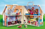 Puppenhaus 70985, zusammenklappbares Puppenhaus mit Griff, Spielzeug für Kinder ab 4 Jahren und Puppenhaus 70209, Jugendzimmer mit Mädchenfigur und Zubehör, ab 4 Jahren