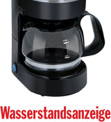 24-V-LKW-Kaffeemaschine – LKW-Kaffeemaschine – Filterkaffeemaschine – Warmhaltekaffeemaschine – Glaskaraffe-Kaffeemaschine – Schwarz