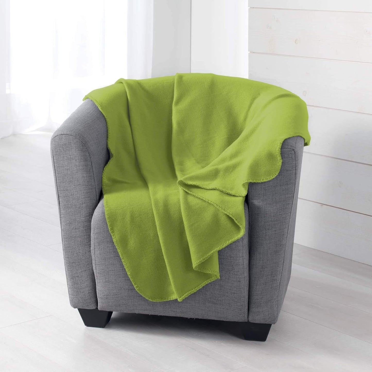 Douceur D'Intérieur, Fleecedecke Milou Antikrosa, 125 x 150 cm. Betten und Decken Douceur d'Intérieur Olive 125 x 150 cm