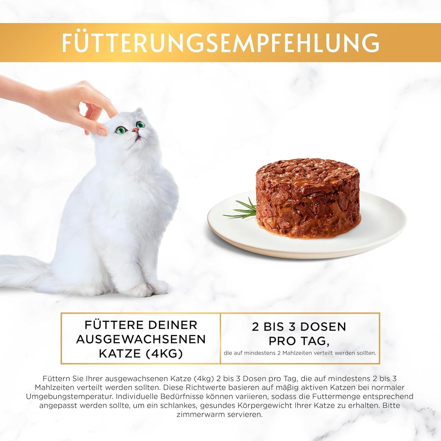 Nassfutter für Katzen Gourmet Gold Refined Ragout, sortierte Mischung, 96er Pack (96 x 85g)