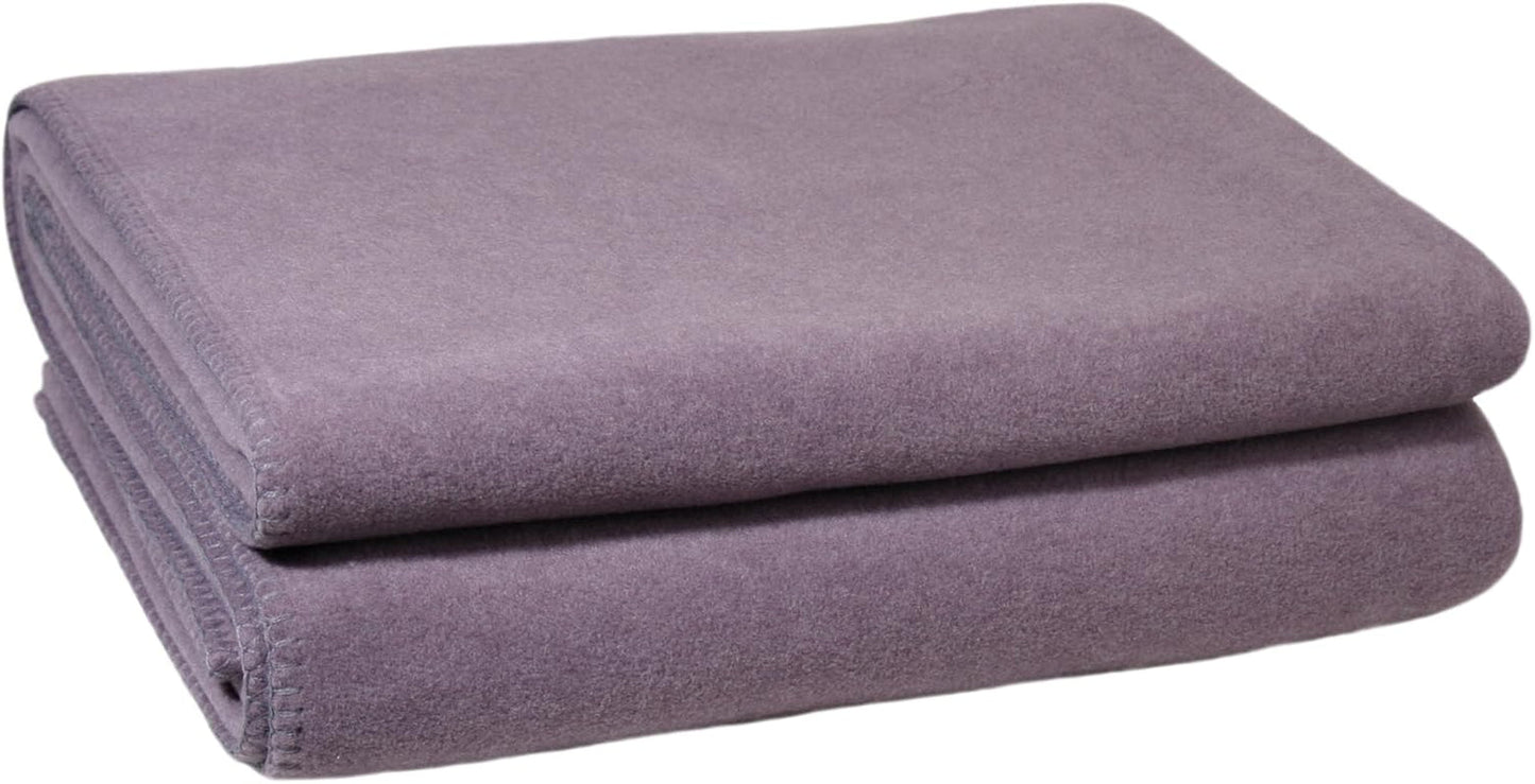 Zoeppritz Decke in der Farbe: Rot, Aus 65 % Polyester, 35 % Viskose hergestellt, Größe: 160X200 Cm, 103291-235-160X200