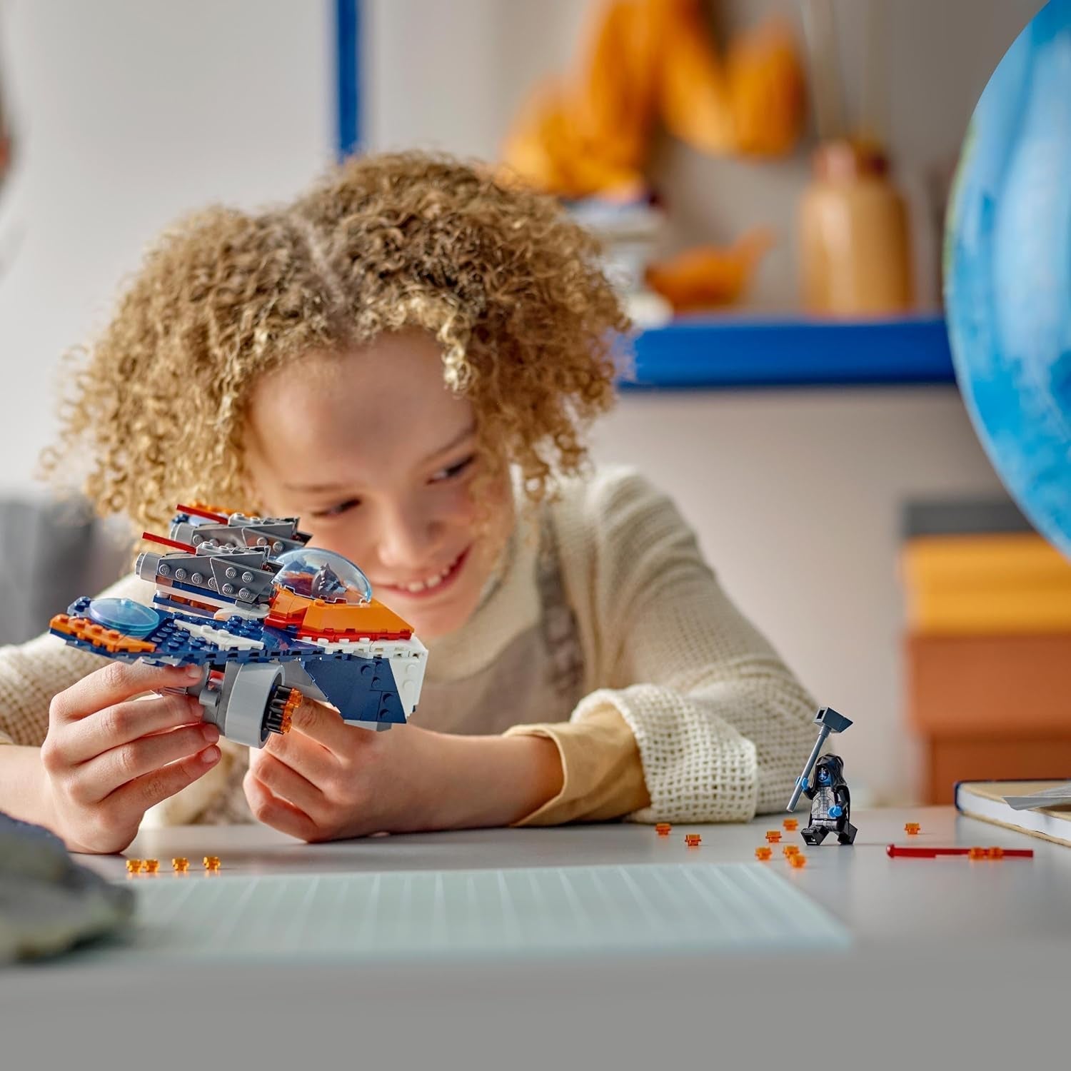 LEGO Marvel Rockets Raumschiff Vs. Ronan Baubares Raumschiff-Set „Guardians of the Galaxy“ Superheldenfigur Spielzeuggeschenk für Jungen und Mädchen ab 8 Jahren 76278 Bausätze Besuchen Sie den LEGO-Store