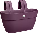 elho Vibia Campana Easy Hanger M 36 – Topf für Balkon und Außenbereich – Ø 36,0 x H 26,5 cm – Schwarz/Anthrazit