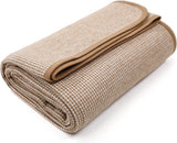 ACUSHLA 200,7 x 160 cm, 1,7 kg, Decke, Wolldecke, warme Reisedecke, Strickdecke, dekorative Decken für Sofa, Stuhl, Couch, Bett, Wohnzimmer, Camping, geeignet für alle Jahreszeiten Ww203 Betten und Decken Beuche den ACUSHLA-Store Warm Yellow 160 x 200 cm