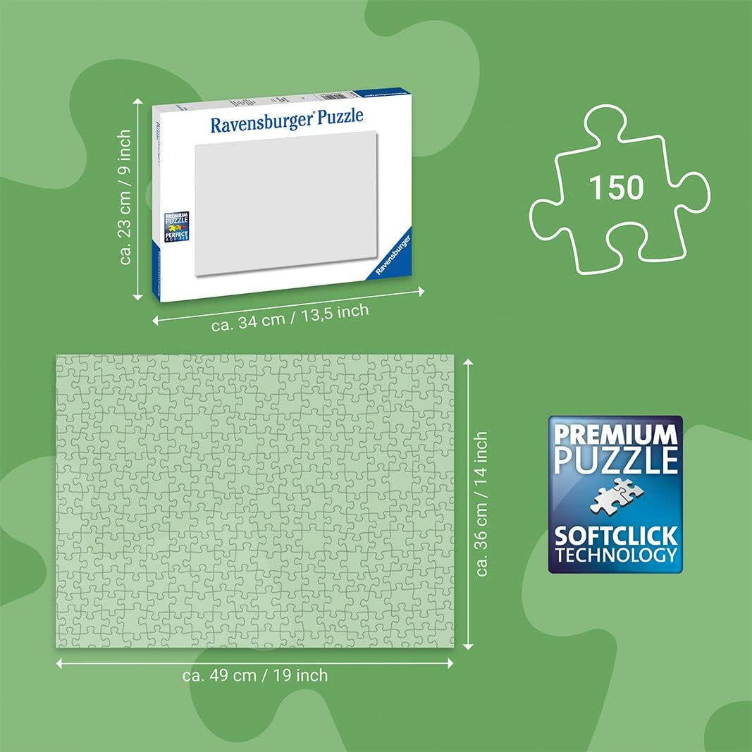 Ravensburger Kinderpuzzle 13411 - Meeresbewohner am Korallenriff - Warum? Warum? Warum? Puzzle 150 Teile XXL + Wissensposter, für Kinder ab 7 Jahren Puzzle Naty Shop