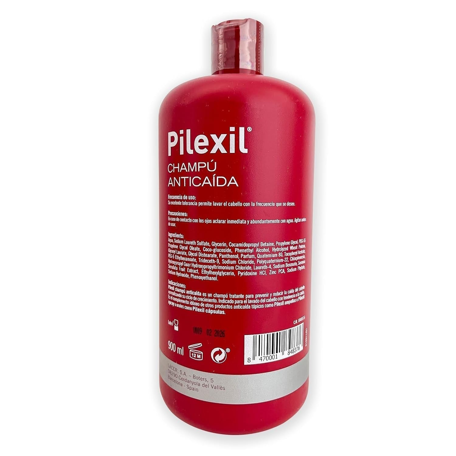 Lacer Shampoo gegen Haarausfall 900 ml Lacer Haarpflege