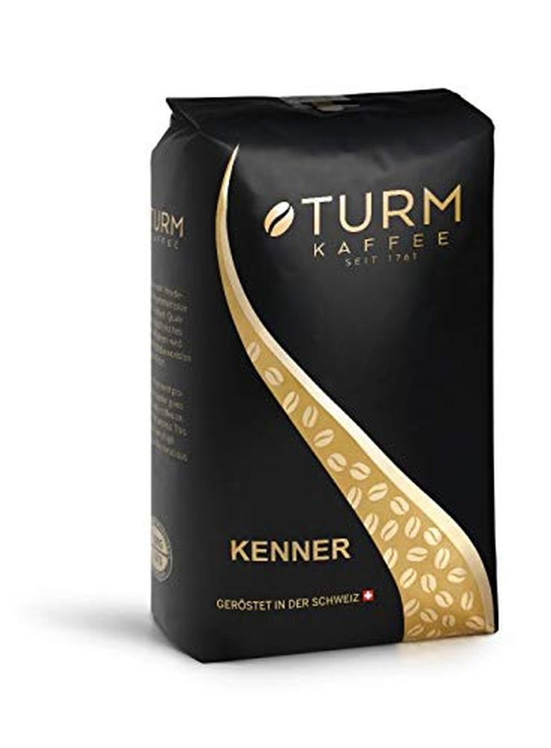 Kenner 1000g | Premium Schweizer Kaffeebohnen für Kaffeevollautomaten | Schümli aromatischer Kaffee mit Noten von Walnuss und Karamell | Ausgewogene Mischung Arabica-Robusta | In der Schweiz gebraten