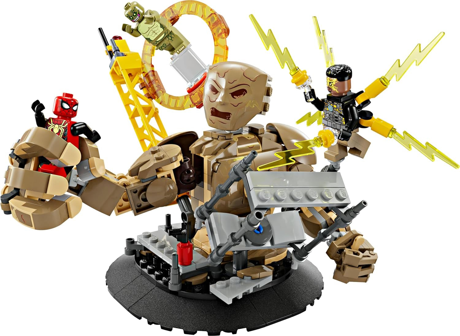 LEGO Marvel Spider-Man Vs. Sandman: Showdown Superhelden-Spielzeug mit Figuren einschließlich Eidechse und Elektro-Rollenspiel-Bauspielzeug, Geschenk für Action-begeisterte Jungen und Mädchen 76280 Bausets Besuchen Sie den LEGO-Store
