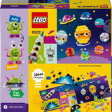 LEGO Classic Kreativ-Weltraumplaneten, Sonnensystem-Baumodell für Kinder, Weltraumspielzeug mit Rakete, Raumschiff, Planeten und Außerirdische, Geschenk für Kinder ab 5 Jahren, Jungen und Mädchen, 11037, Bausets. Beuche den LEGO-Store