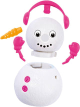 Simba 105733646 – Evi Love Snow, Puppe im süßen Schneeanzug mit baubarem Schneemann, 12 cm, ab 3 Jahren