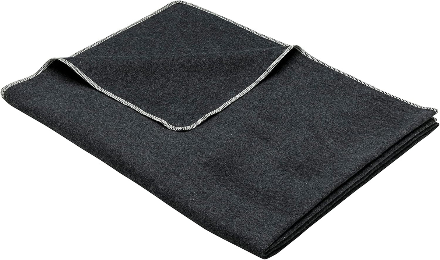 David Fussenegger Anthrazit Baumwolldecke 140x200 cm Kuscheldecke Weiche Betten und Decken David Fussenegger