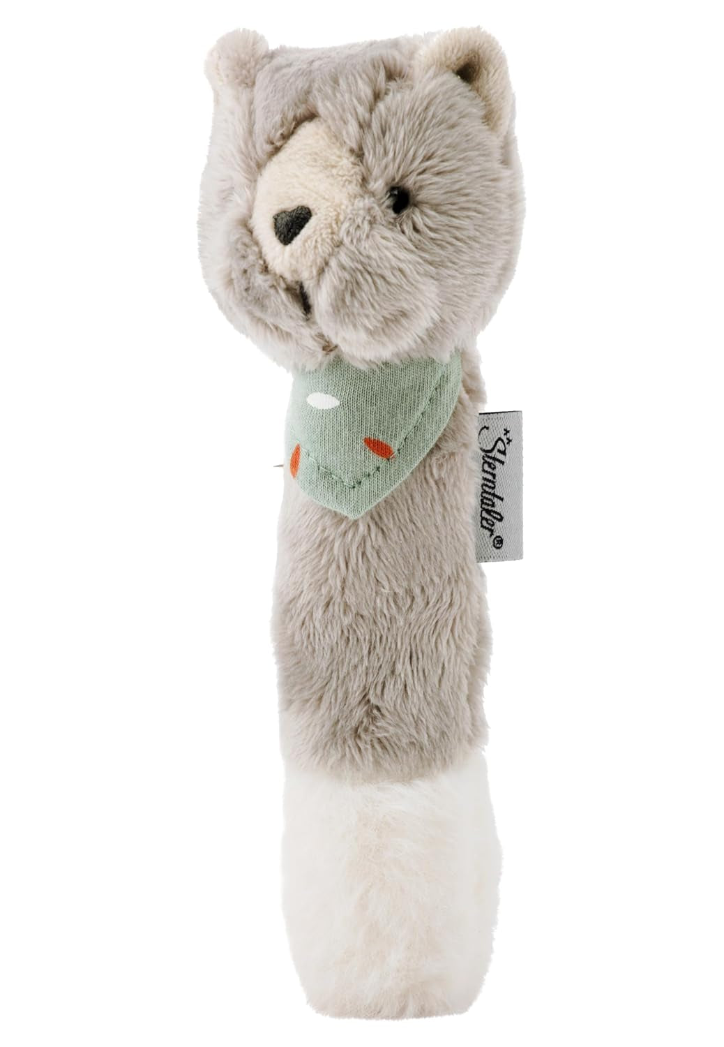 Sterntaler Baby-Quietsche Katze Lilly – Weiches Fleece-Babyspielzeug – Fangspielzeug für Babys – Erste Fang- und Spielversuche, grau Spielzeug Bebe Naty Shop Standardtitel